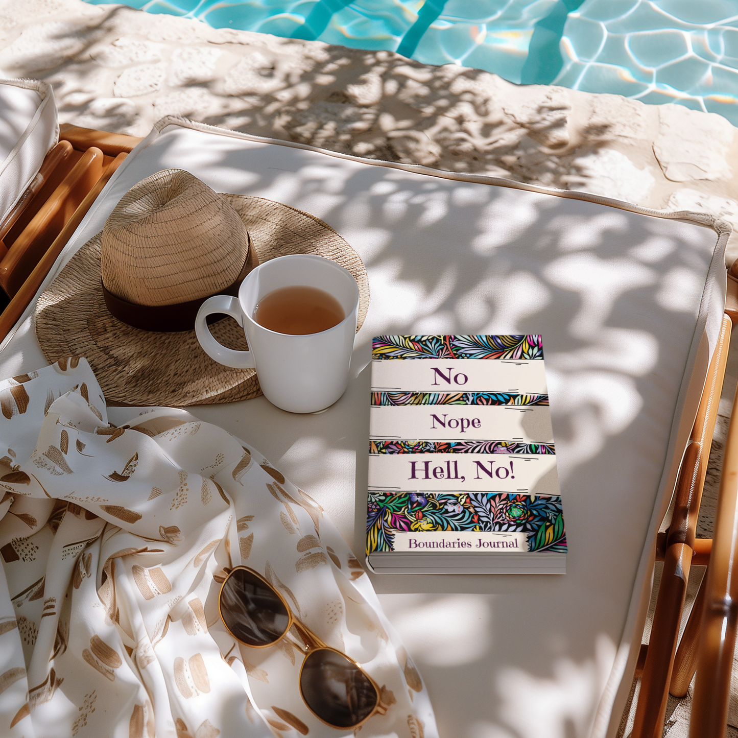 *CLEARANCE* No. Nope. Hell, No! Boundaries Journal for Black Women | 6x9 Lined Self-Care Notebook