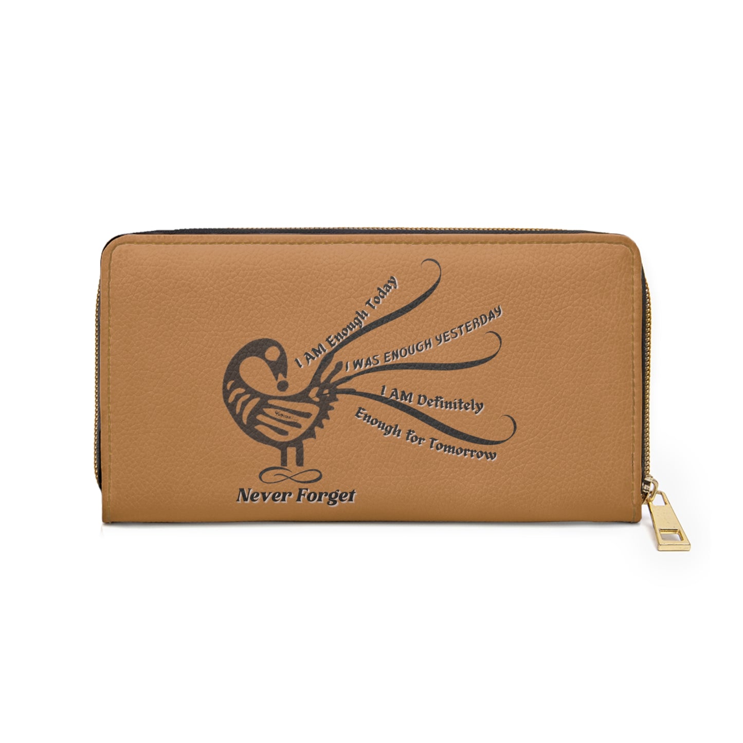 *CLEARANCE* 'I AM More Than Enough" – Afrocentric Affirmation Motivational Wallet