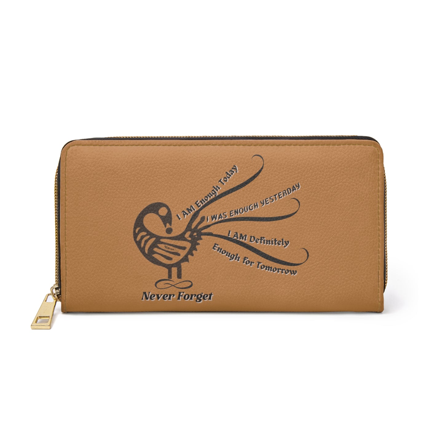 *CLEARANCE* 'I AM More Than Enough" – Afrocentric Affirmation Motivational Wallet