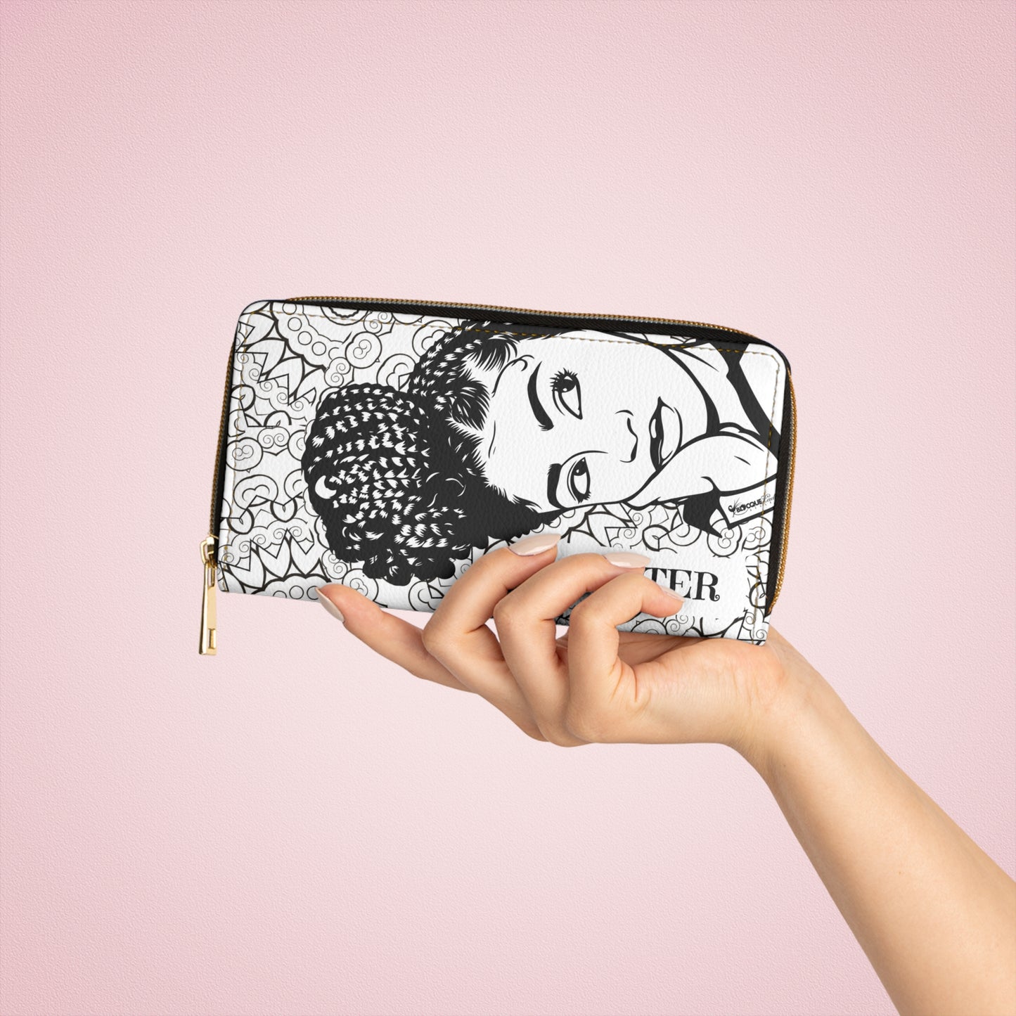 *CLEARANCE* "I MATTER" Afrocentric Affirmation Wallet – Vegan Leather, Hobo Style, Empowering Gift for Black Women
