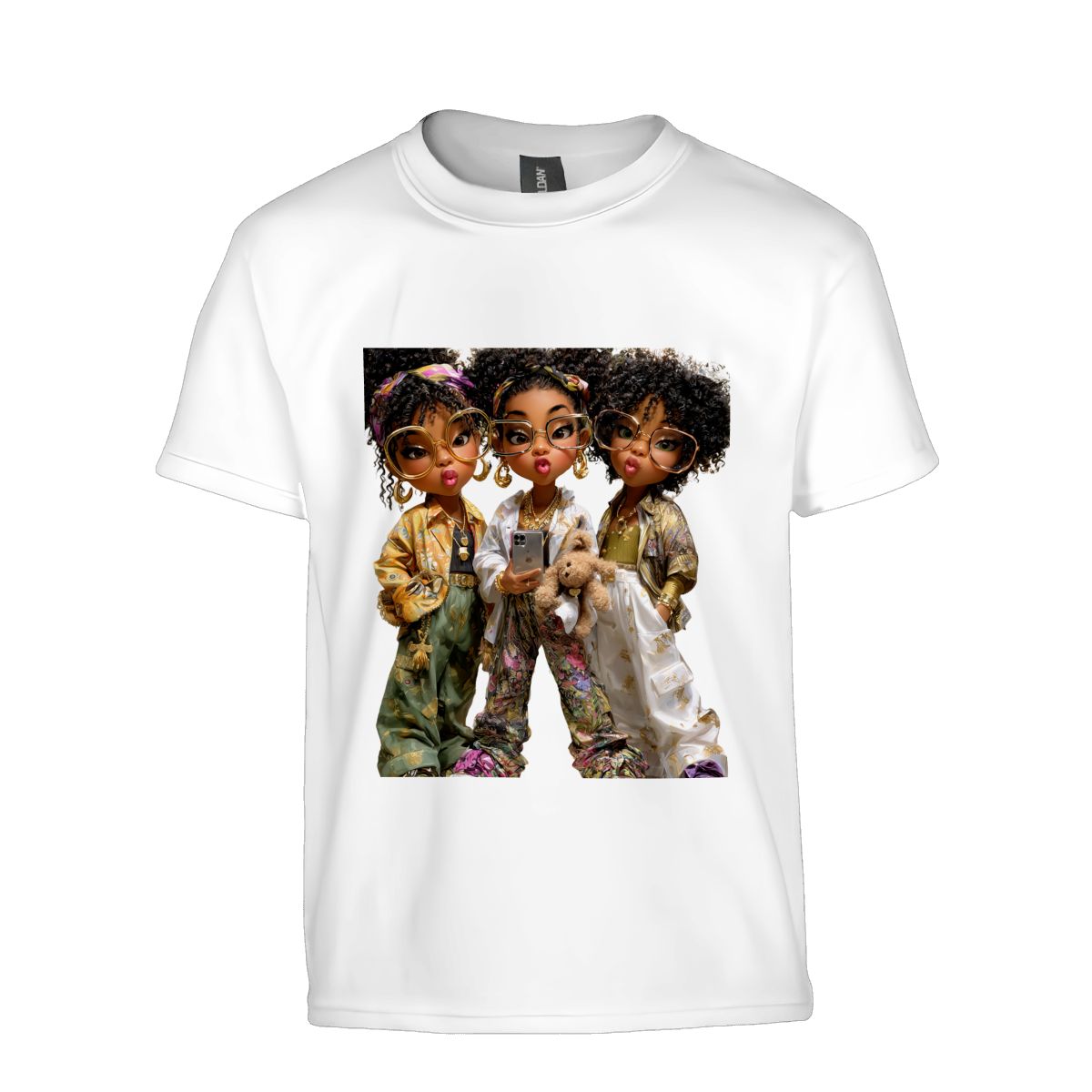 Black Girl Magic T-Shirt | Afro Princesses Youth Empowerment Tee | Grandparent Gift of Confidence