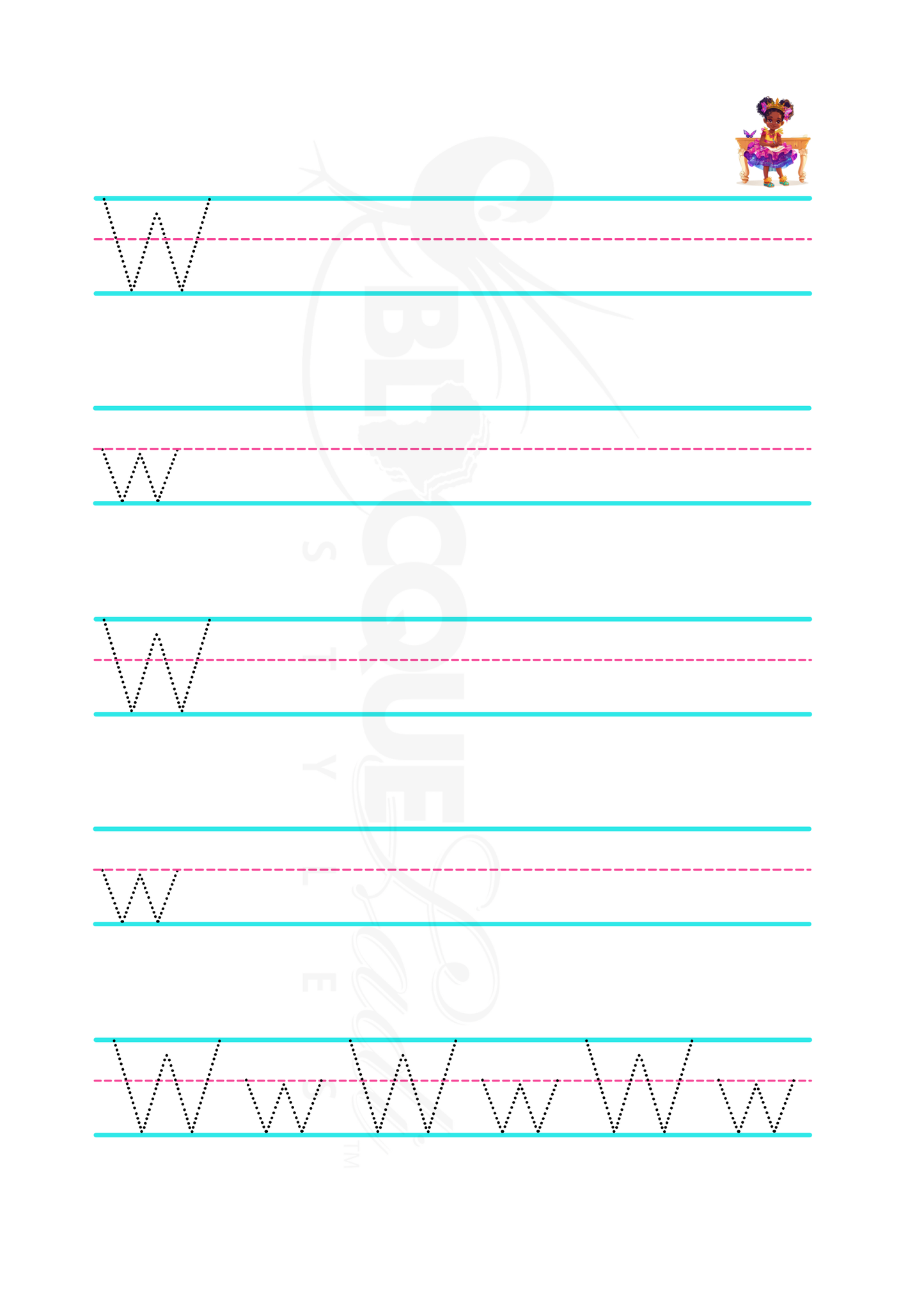 Legacy’s Learning Journal – Handwriting & Affirmation Practice Book for Black Girls (Ages 4–7)
