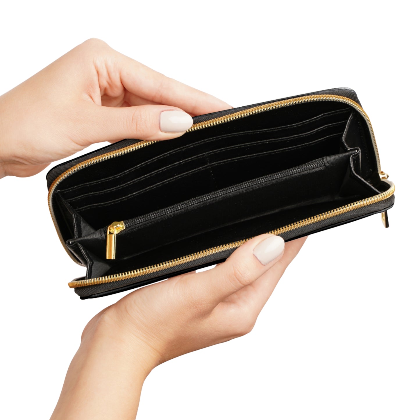 *CLEARANCE* "I AM Intentionally Creating A Beautiful Life"- Positive Afrocentric Affirmation Vegan Leather Wallet Bag- Empower Your Style and Self-Love'