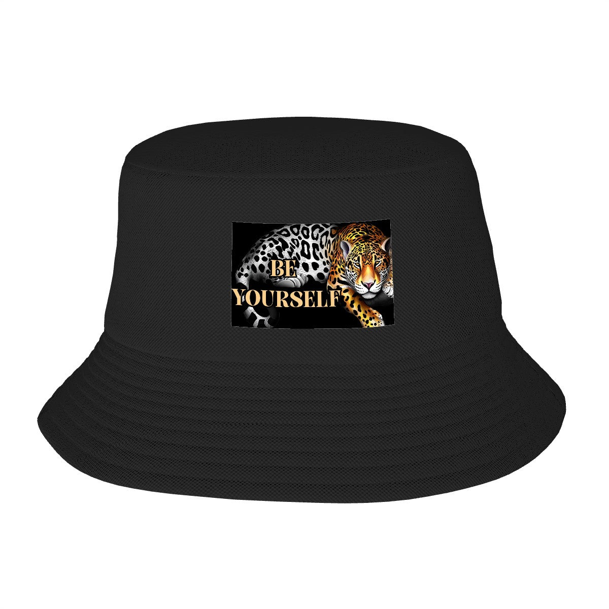 Be Yourself Jaguar Bucket Hat | Empowering Youth Gift from Grandparents| Unisex Twill Summer Hat