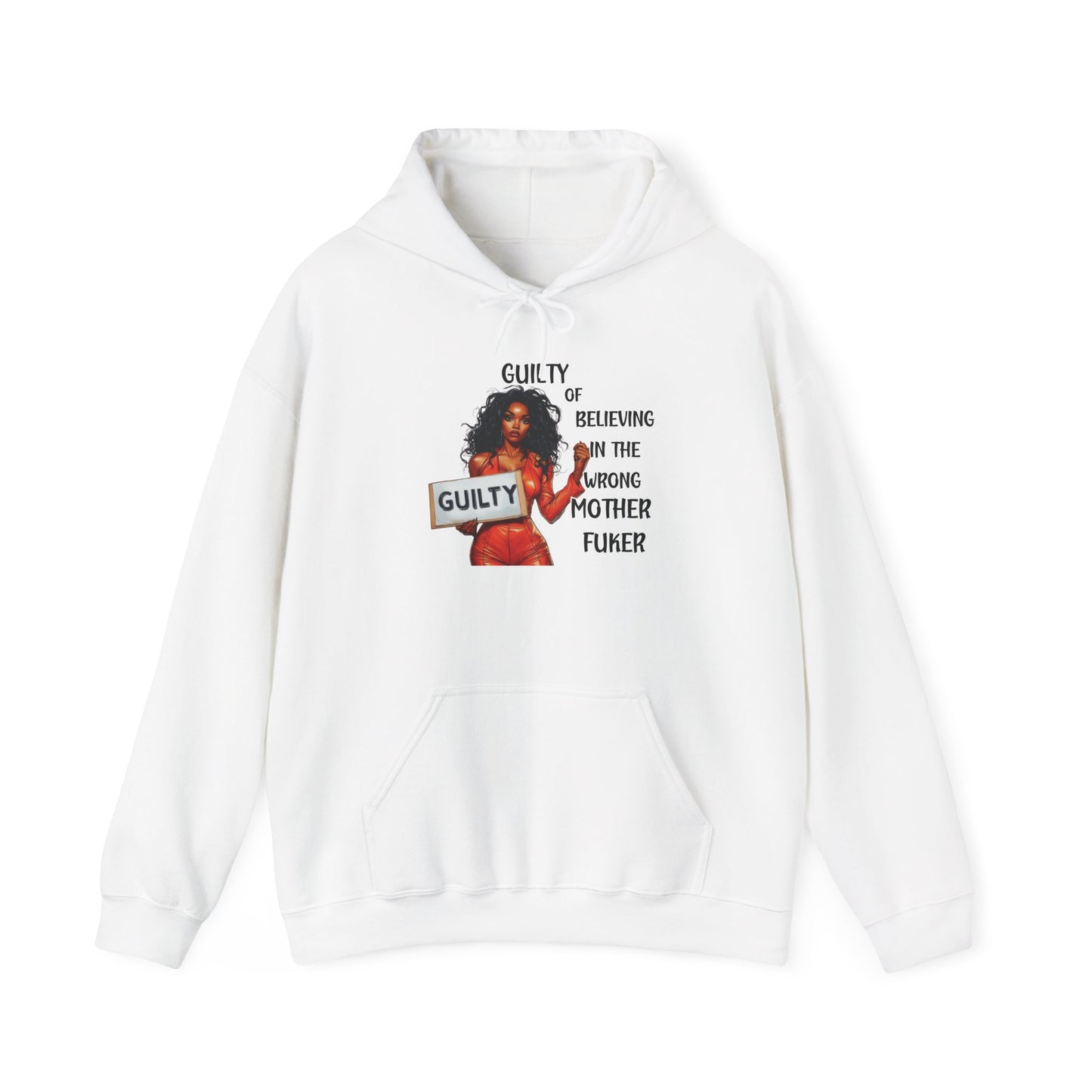 Empowering African American Hoodie "GUILTY OF BELIEVING" Unisex Hooded