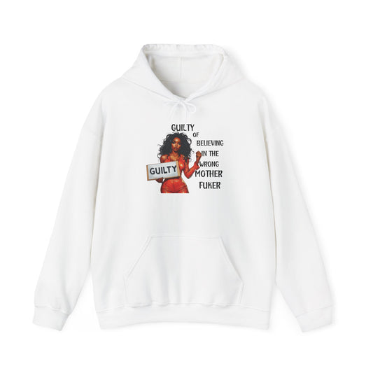 Empowering African American Hoodie "GUILTY  OF BELIEVING" Unisex Hooded