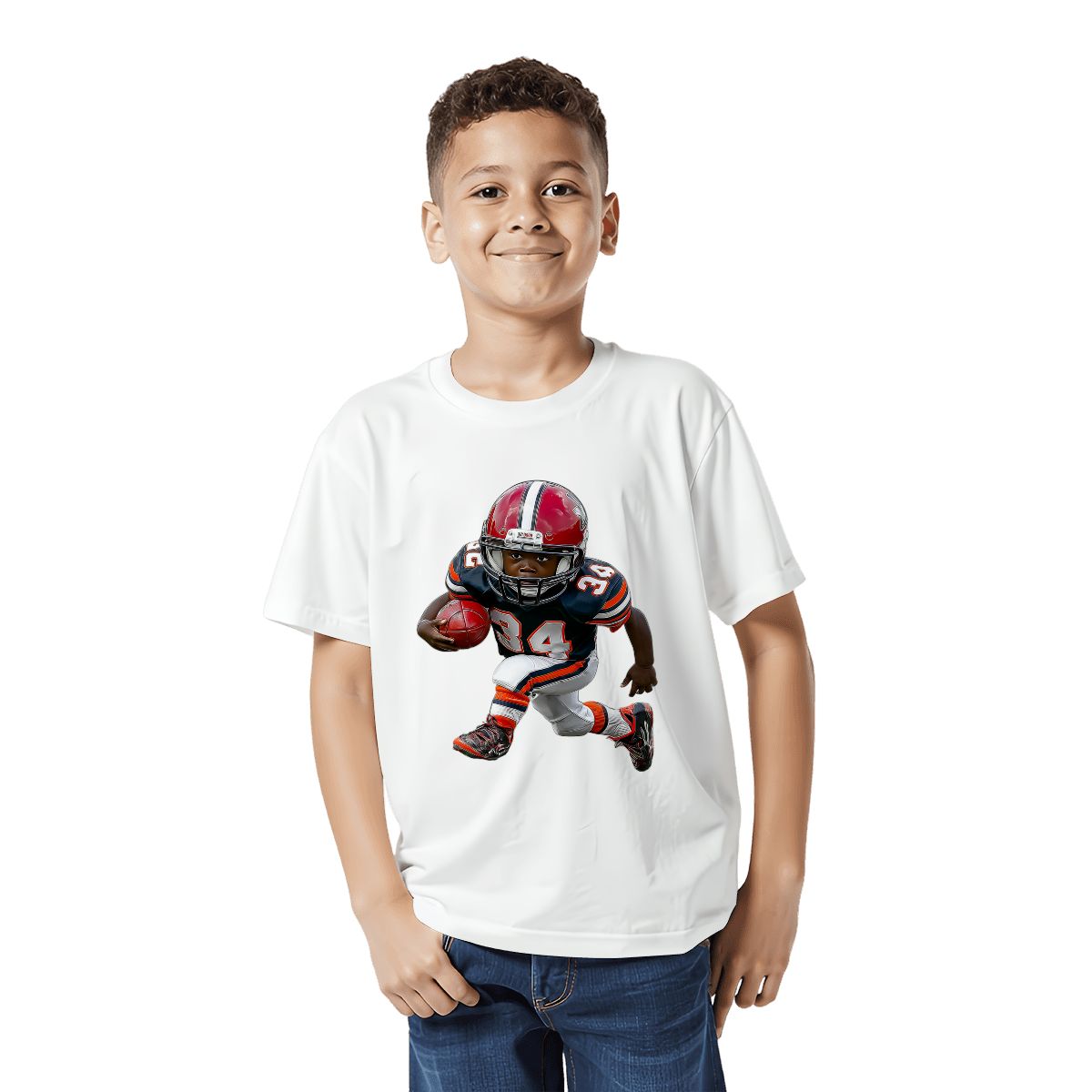 Future Hall of Famer Youth T-Shirt | Walter Payton Tribute Kids Football Tee | Grandparent Legacy Gift