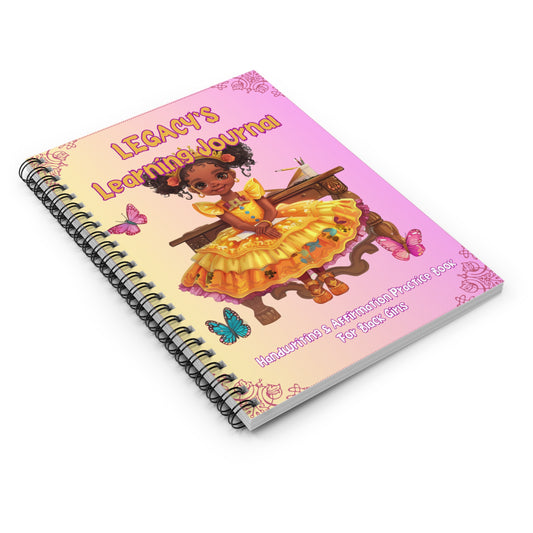 Legacy’s Learning Journal – Handwriting & Affirmation Practice Book for Black Girls (Ages 4–7)