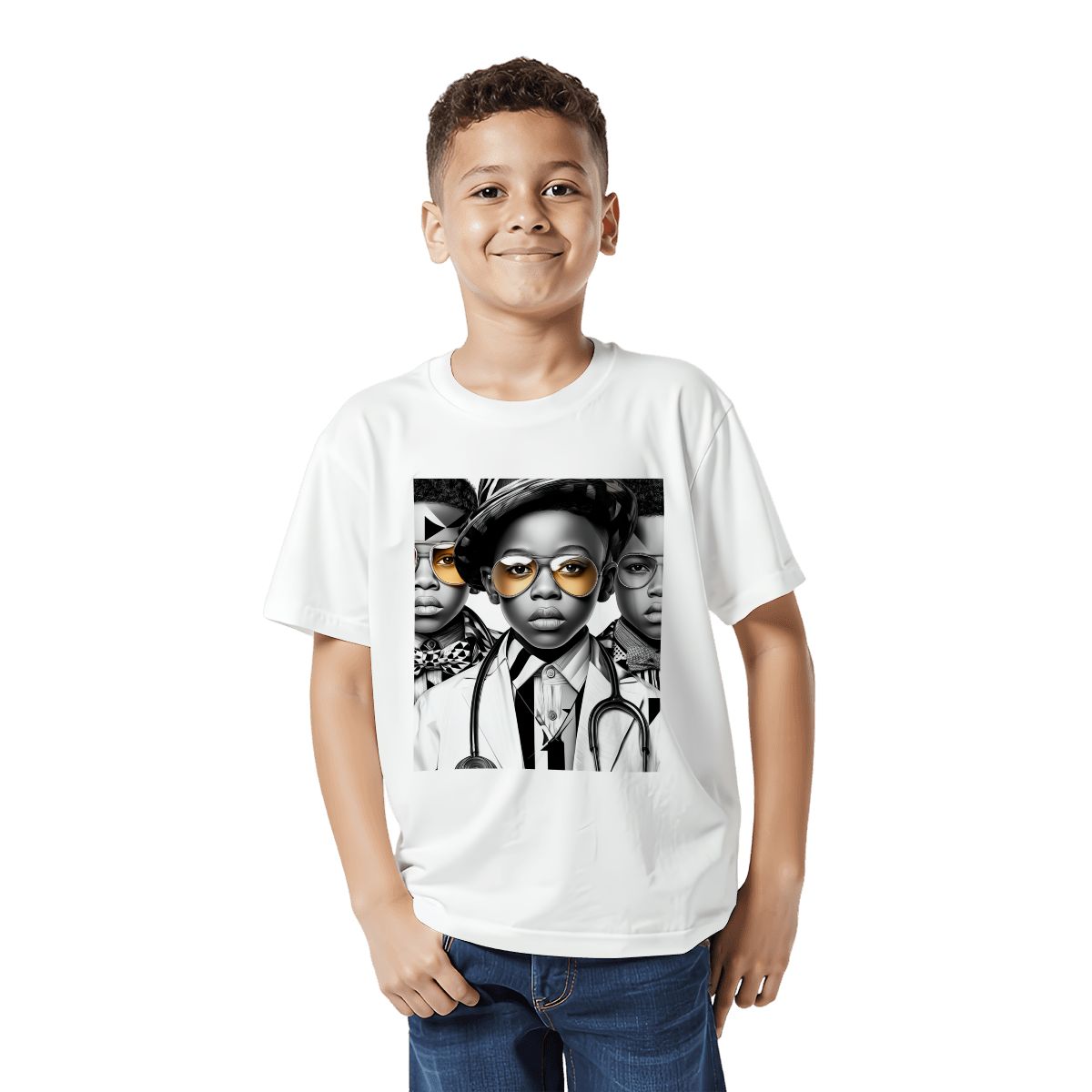Future Leaders Youth T-Shirt | Black Boys Empowerment Tee | Doctor & Scholars Kids Shirt | Inspiring Cotton Top