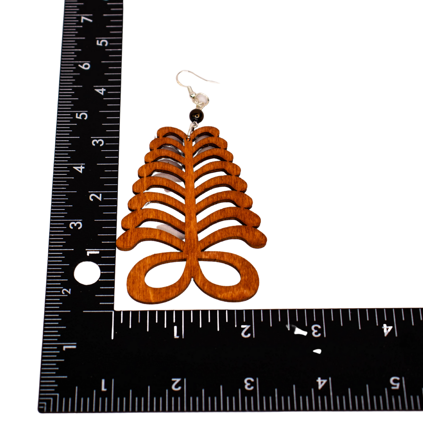 AYA- Adinkra symbol/ Afrocentric/Bohemian/Cultural Conscious/Afro-Punk/West Africa Wood Earrings Brown