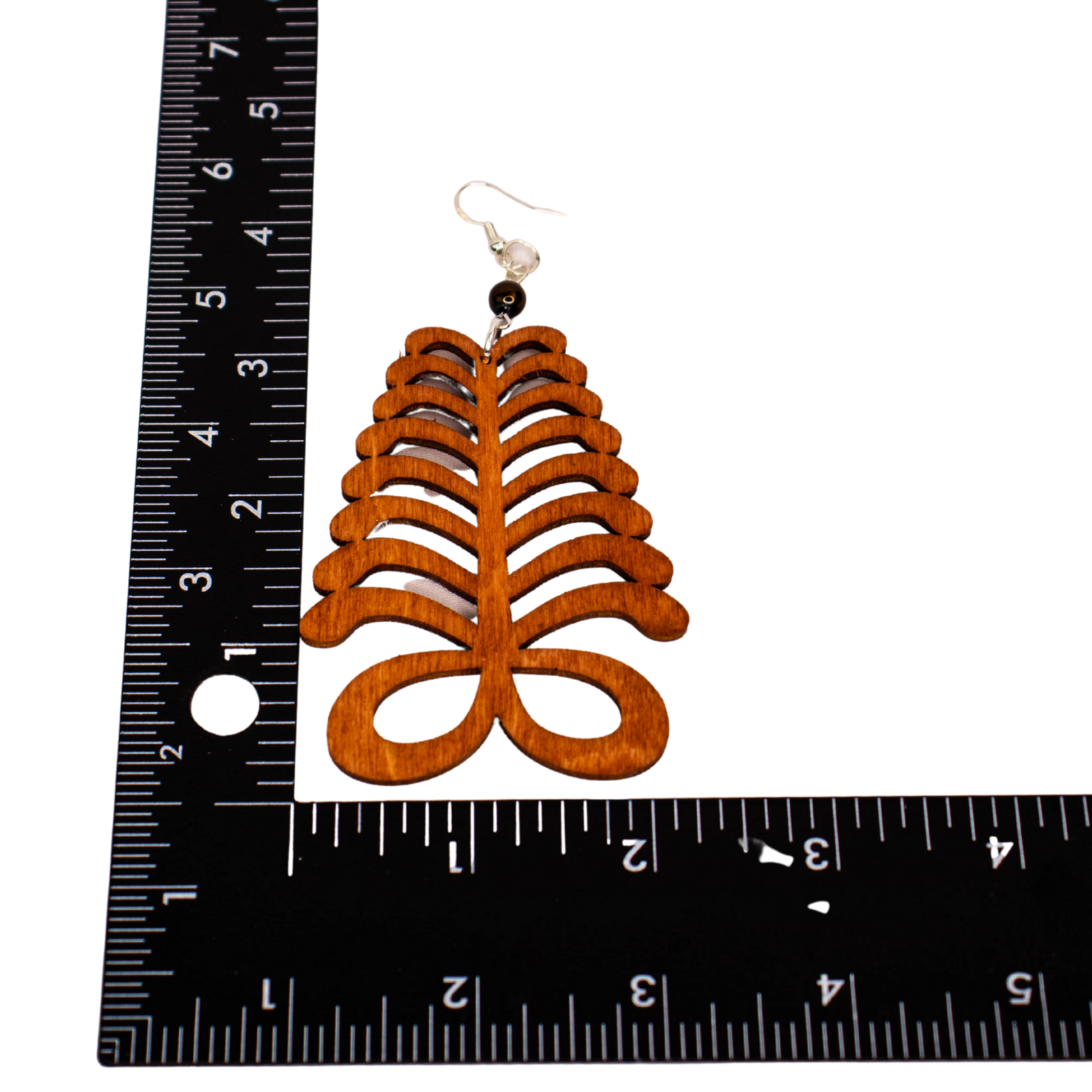 AYA- Adinkra symbol/ Afrocentric/Bohemian/Cultural Conscious/Afro-Punk/West Africa Wood Earrings Brown
