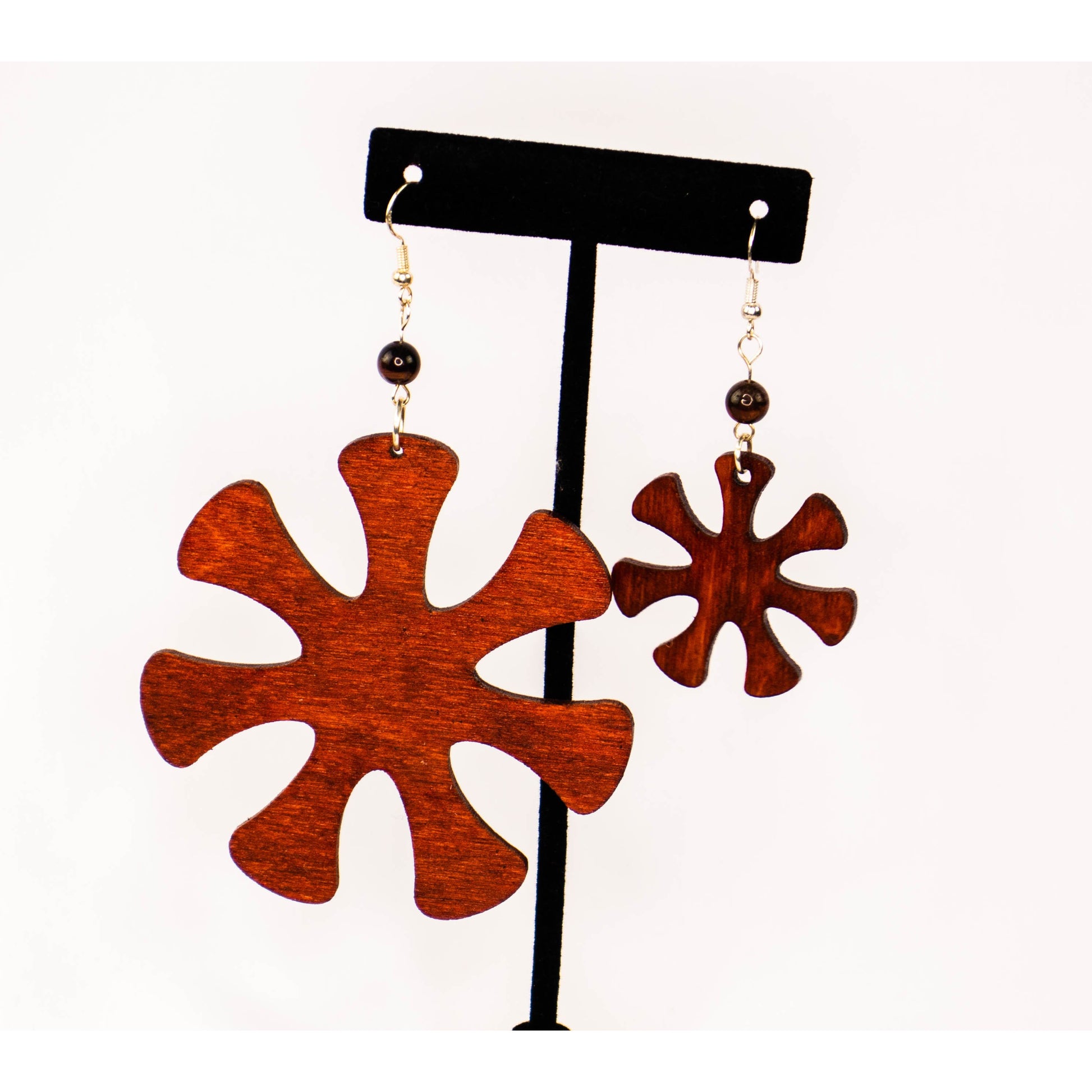 ANANSE NTONTAN/ Adinkra symbol/ Afrocentric/Affirmation/Bohemian/Cultural Conscious/Afro-Punk/West Africa Wood Earrings