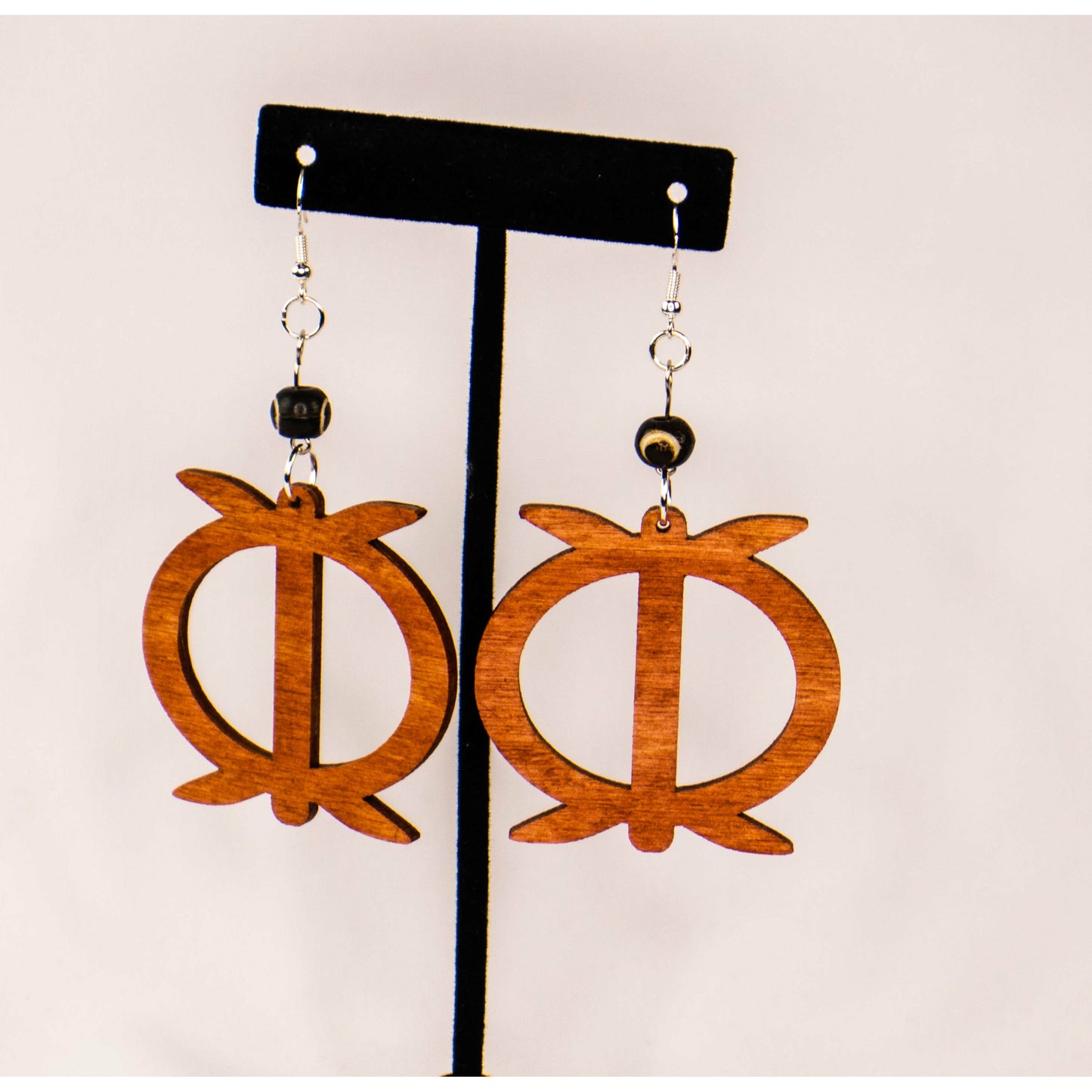 WAWA ABA Adinkra symbol/ Afrocentric/Bohemian/Cultural Conscious/Afro-Punk/West Africa Wood Earrings brown