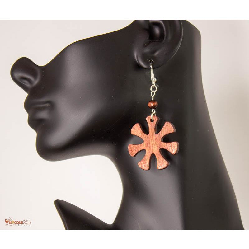 ANANSE NTONTAN/ Adinkra symbol/ Afrocentric/Affirmation/Bohemian/Cultural Conscious/Afro-Punk/West Africa Wood Earrings