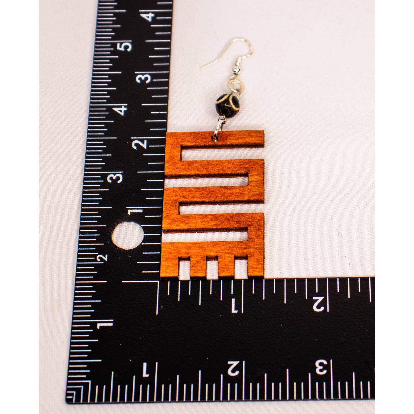 NKYINKYIM/ Adinkra symbol/ Afrocentric/Bohemian/Cultural Conscious/Afro-Punk/West Africa Wood Earrings brown