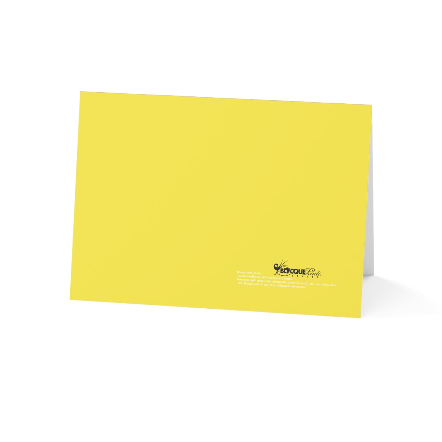 Bold Afrocentric Greeting Card Set | Cultural Whimsical Woman Art | Premium 5x7 Blank Card | Blank Inside Stationery