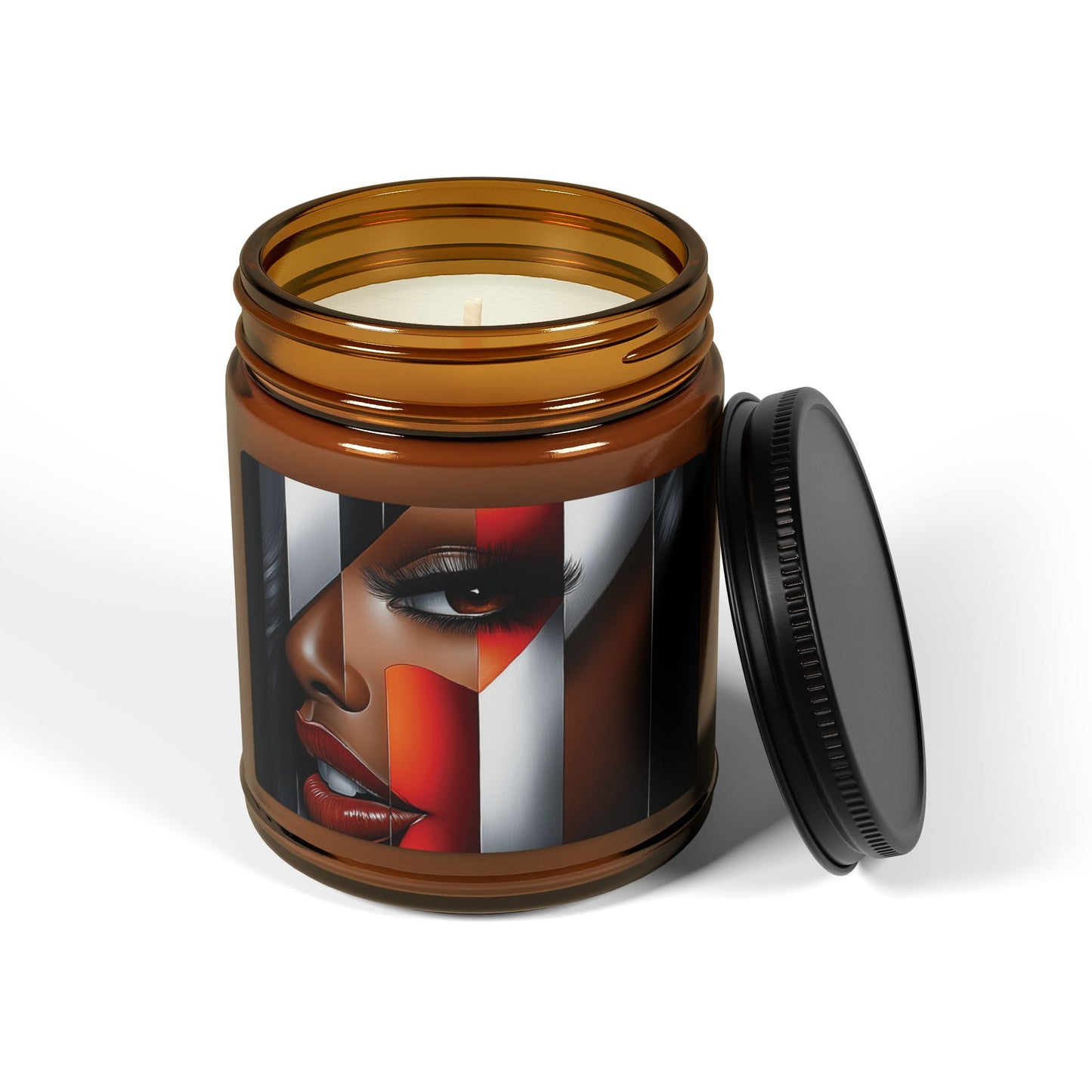 Artistic Scented Soy Candle - Luxe Home Decor, Aromatherapy Gift, Spa Relaxation, Unique Candle for Home, Self-Care Must-Have
