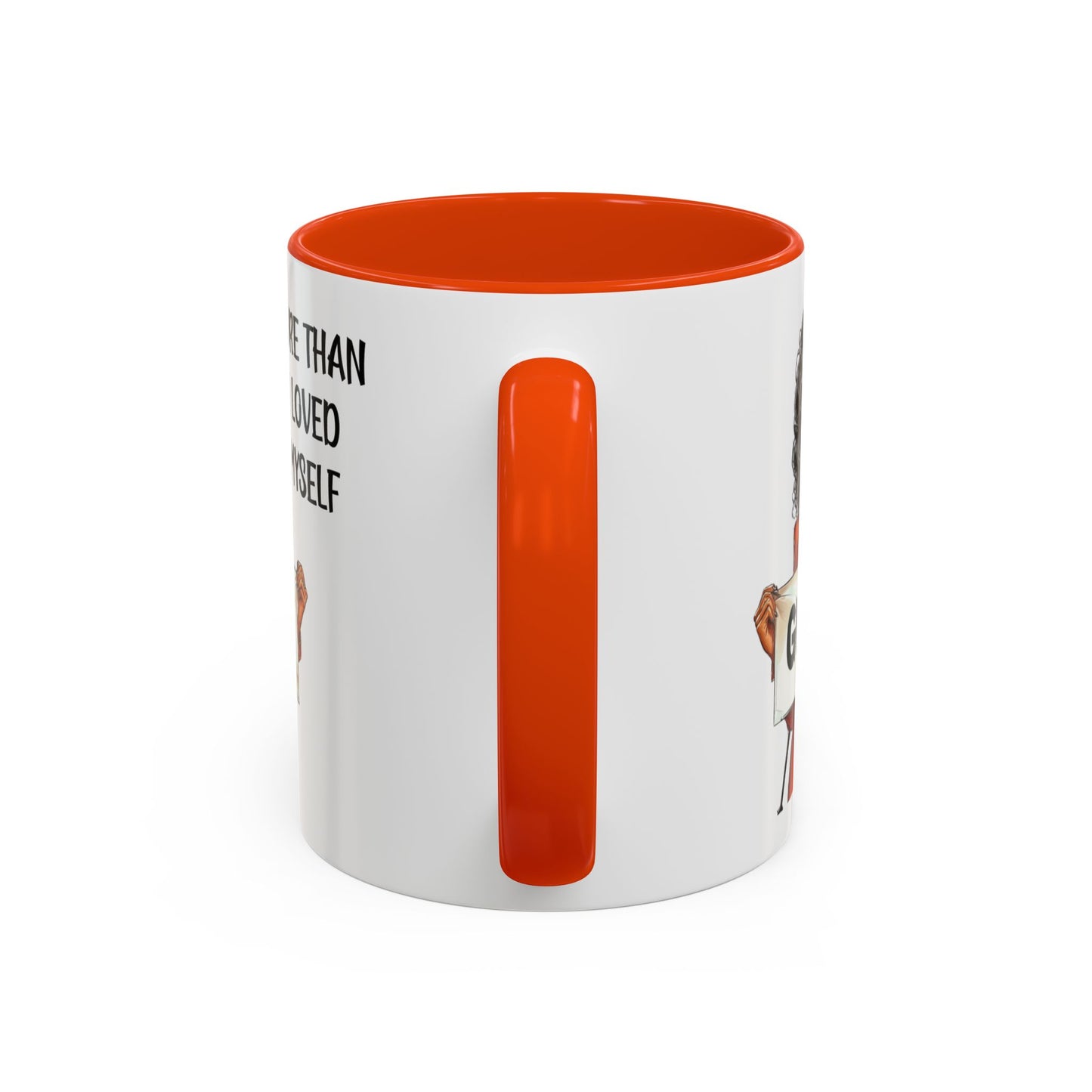 Colorful Mugs - Guilty Of Loving Them More Than Myself Empowerment Design, Inspirational Graphic Mug, Black Women's Empowerment Coffee