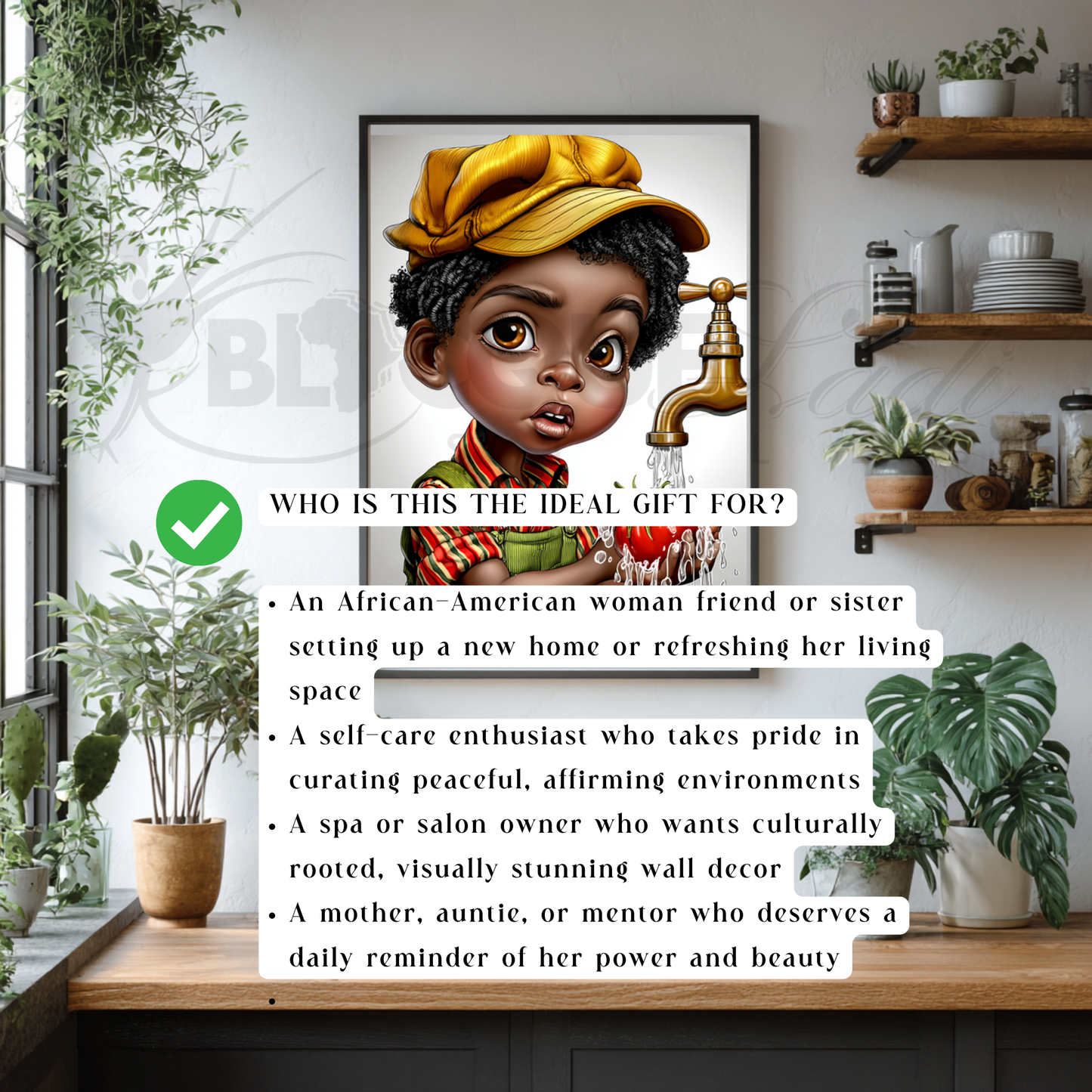 Whimsical Afrocentric Nursery Wall Art | Little Black Boys Farm-to-Table Prints | Digital Download for Kitchen, Playroom & Classroom