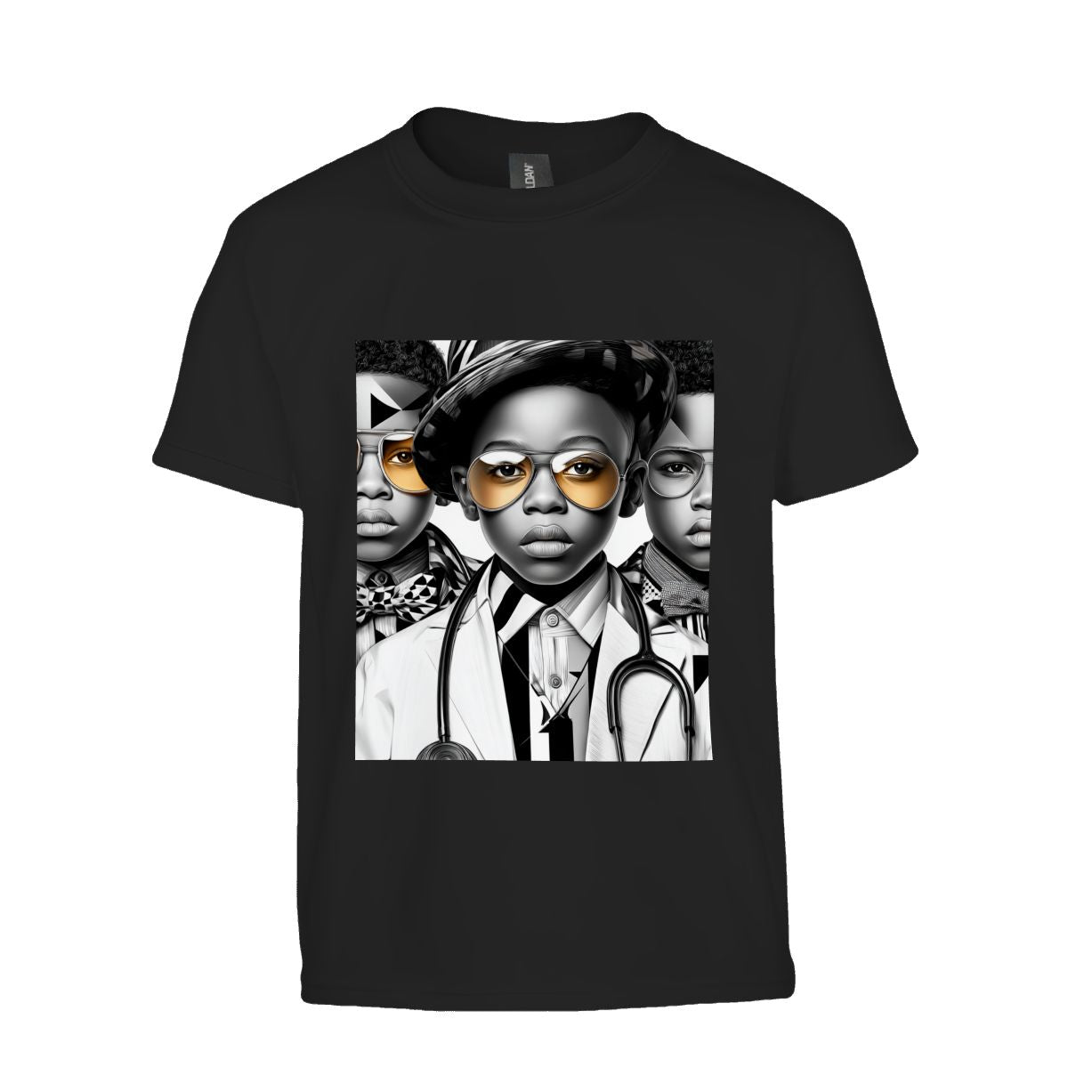 Future Leaders Youth T-Shirt | Black Boys Empowerment Tee | Doctor & Scholars Kids Shirt | Inspiring Cotton Top