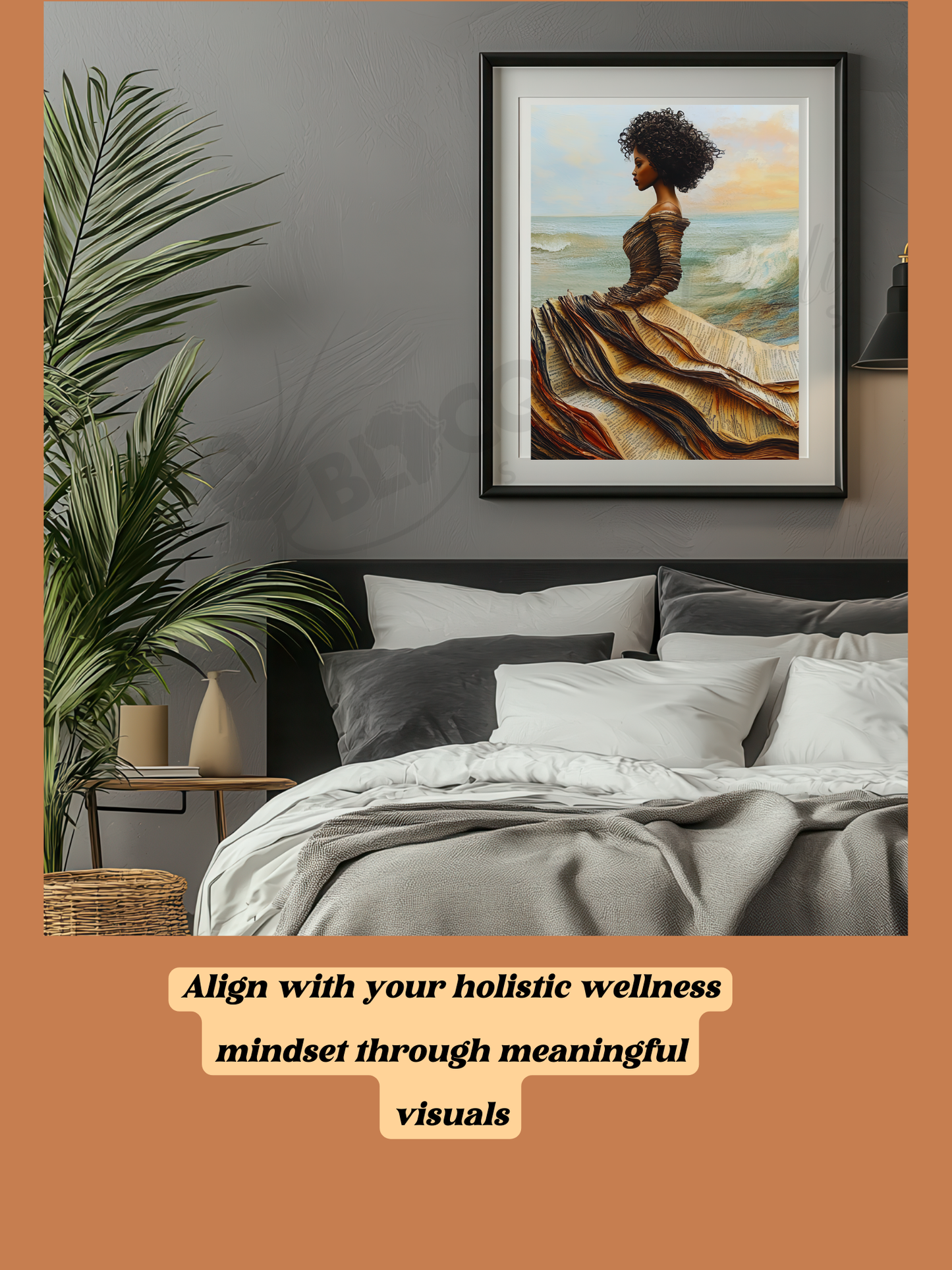 Empowerment Wall Art, My Story Ain't Over Yet, Uplifting Afrocentric Woman Art, Digital Download