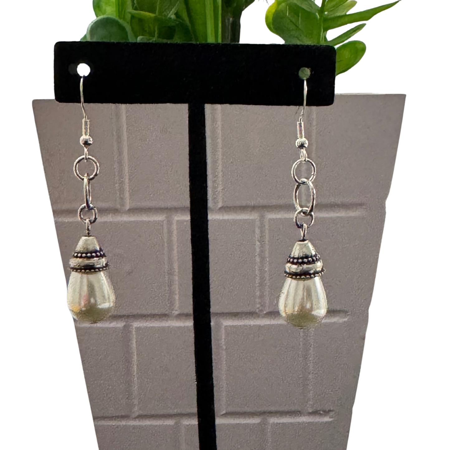 *Clearance* Vintage-Inspired Earring Set | Pearl Teardrop Dangles + Heart Charm Earrings | 2-Pair Jewelry Collection