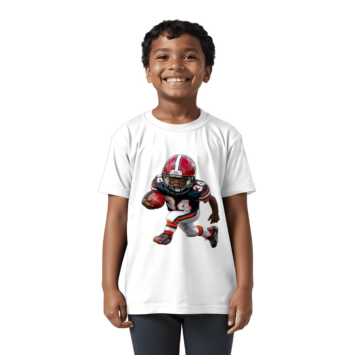 Future Hall of Famer Youth T-Shirt | Walter Payton Tribute Kids Football Tee | Grandparent Legacy Gift