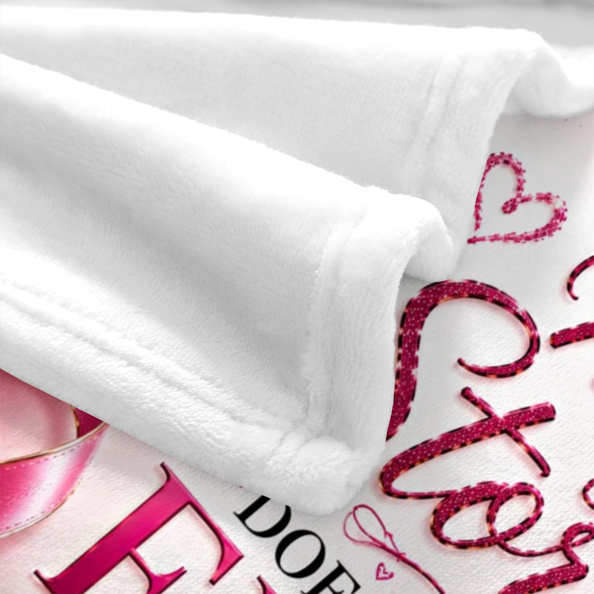 My Story Doesn’t End Here Breast Cancer Blanket | Pink Ribbon & Butterfly Survivor Gift