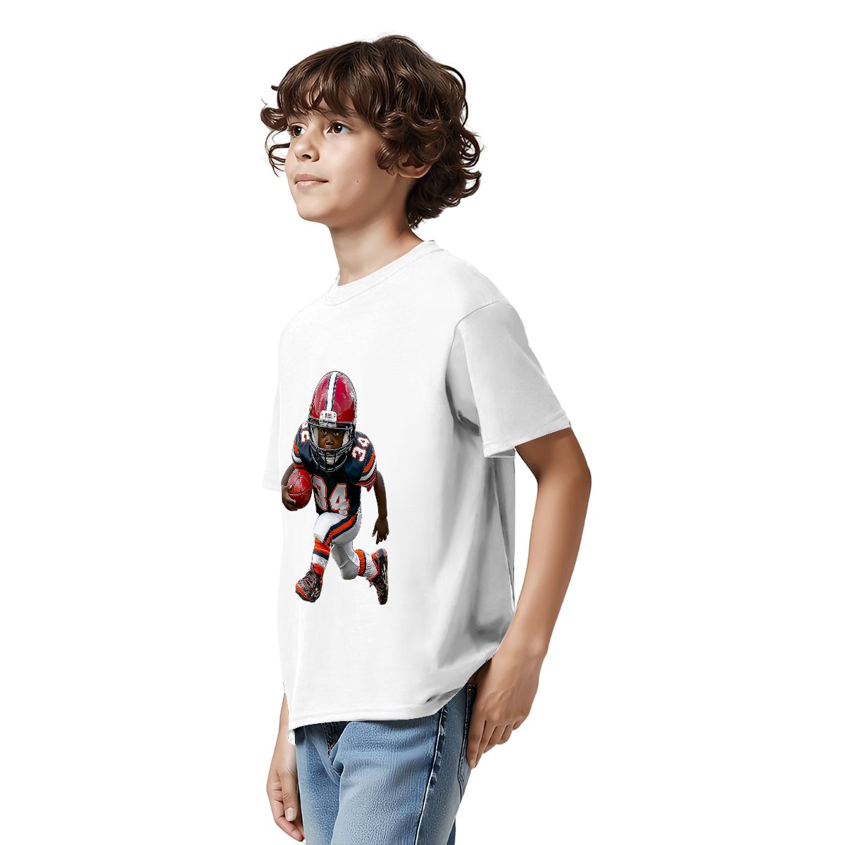 Future Hall of Famer Youth T-Shirt | Walter Payton Tribute Kids Football Tee | Grandparent Legacy Gift