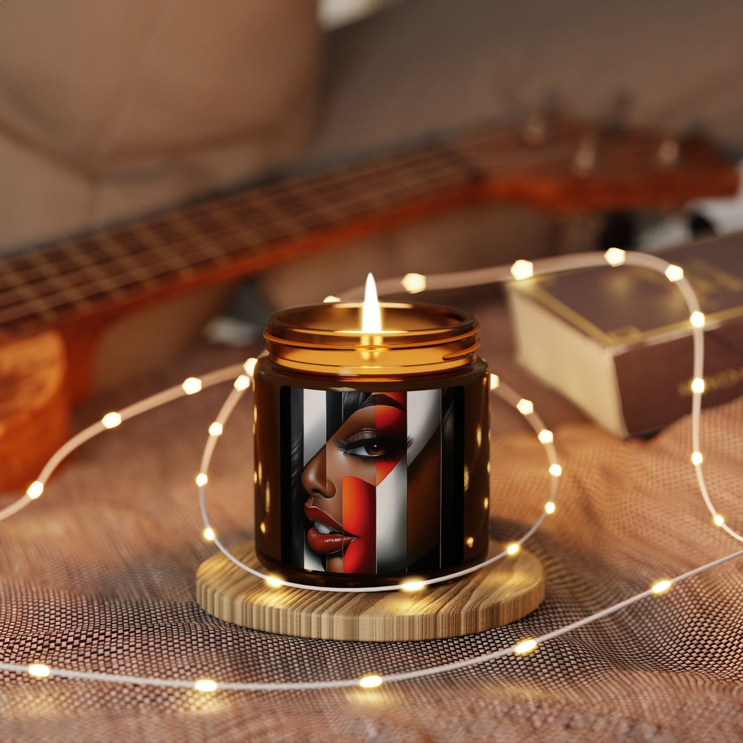 Artistic Scented Soy Candle - Luxe Home Decor, Aromatherapy Gift, Spa Relaxation, Unique Candle for Home, Self-Care Must-Have