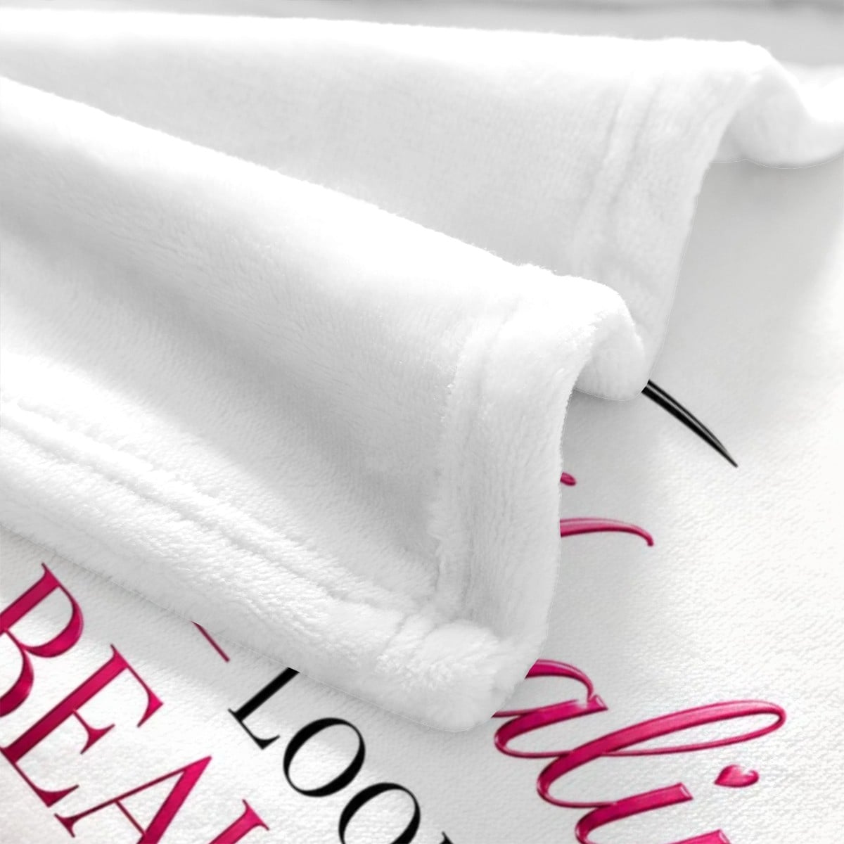 Healing Looks Beautiful on Me Breast Cancer Awareness Blanket