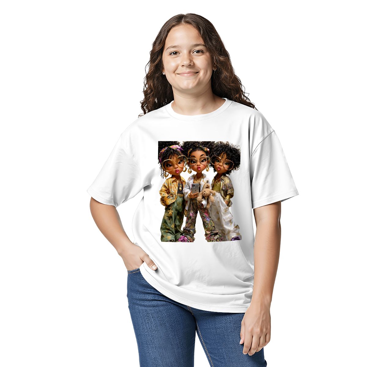 Black Girl Magic T-Shirt | Afro Princesses Youth Empowerment Tee | Grandparent Gift of Confidence
