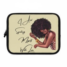 Load image into Gallery viewer, &quot;I AM Spoiling Myself&quot; Affirmation Journal Bag Organizer/Laptop Sleeve, Protection, water-resistant, laptop sleeve
