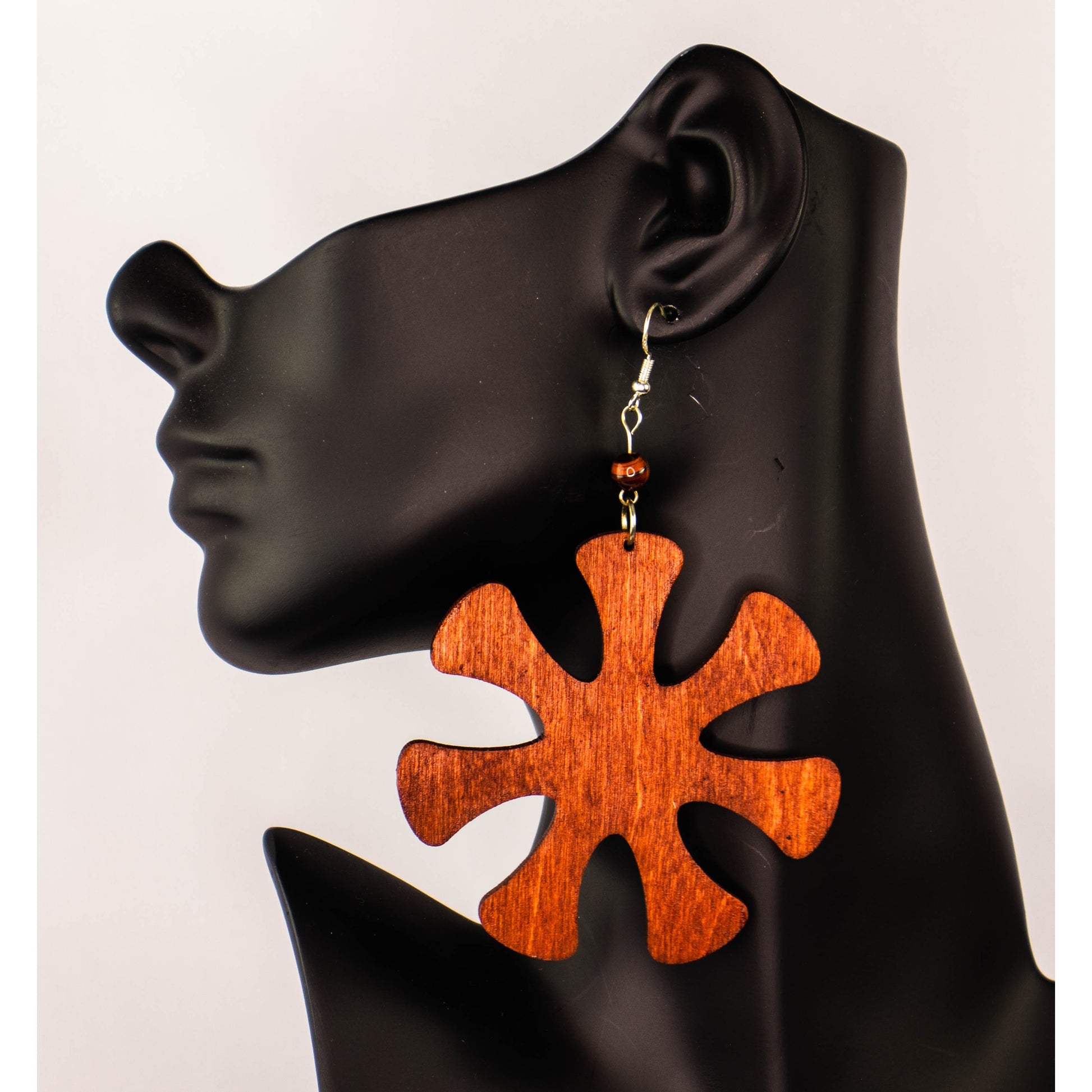 ANANSE NTONTAN/ Adinkra symbol/ Afrocentric/Affirmation/Bohemian/Cultural Conscious/Afro-Punk/West Africa Wood Earrings