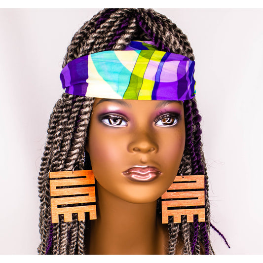 NKYINKYIM/ Adinkra symbol/ Afrocentric/Bohemian/Cultural Conscious/Afro-Punk/West Africa Wood Earrings brown