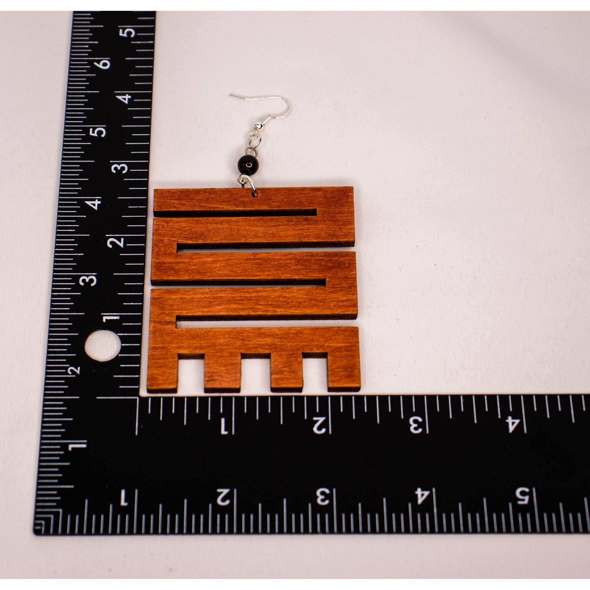 NKYINKYIM/ Adinkra symbol/ Afrocentric/Bohemian/Cultural Conscious/Afro-Punk/West Africa Wood Earrings brown